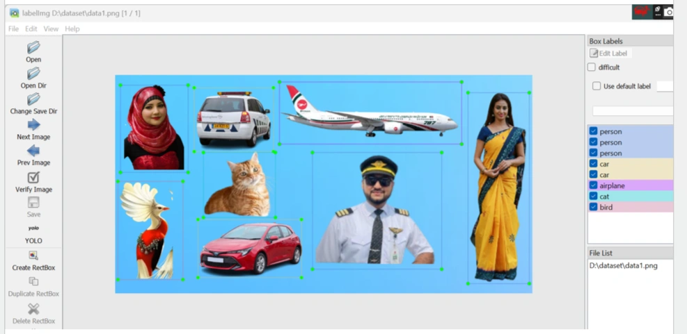 Loadong dataset in Labelimg