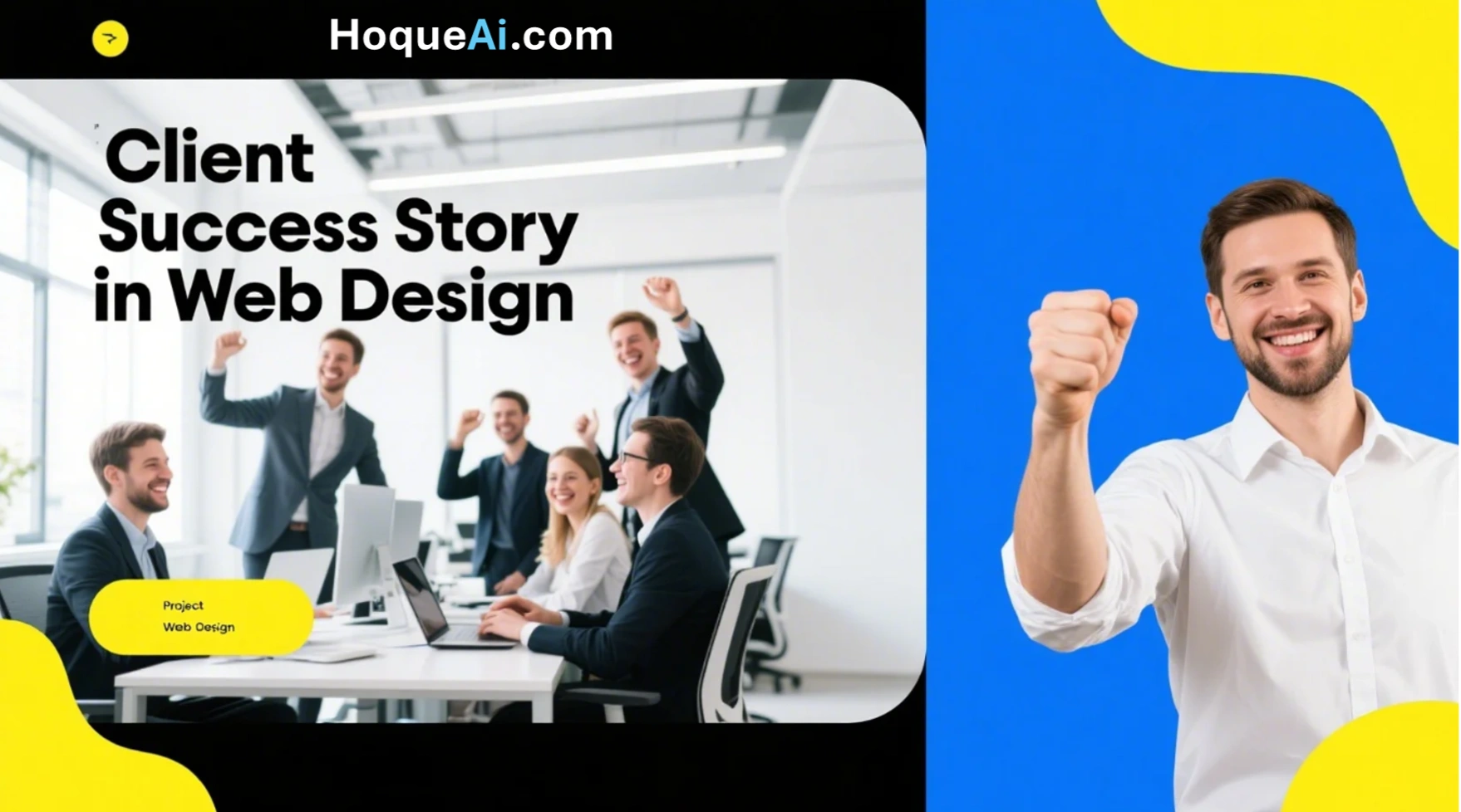 Client Success Story in Web Design; 
                Fast, secure, and mobile-first websites; Personal profile websites for ML engineers;
                Optimized SEO web development