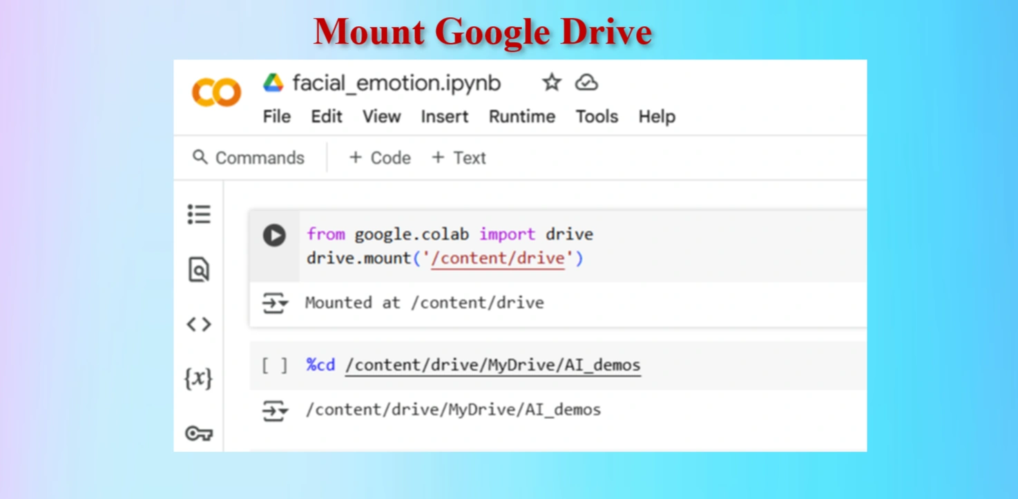 Mount Google drive 