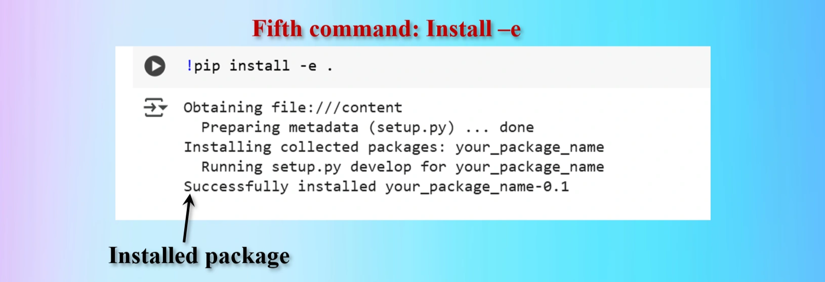 Fourth command 