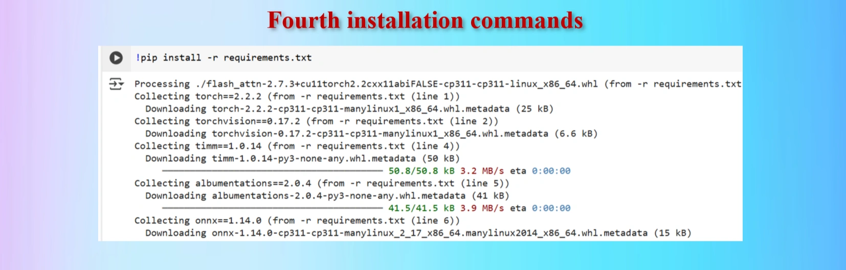 Fourth command 