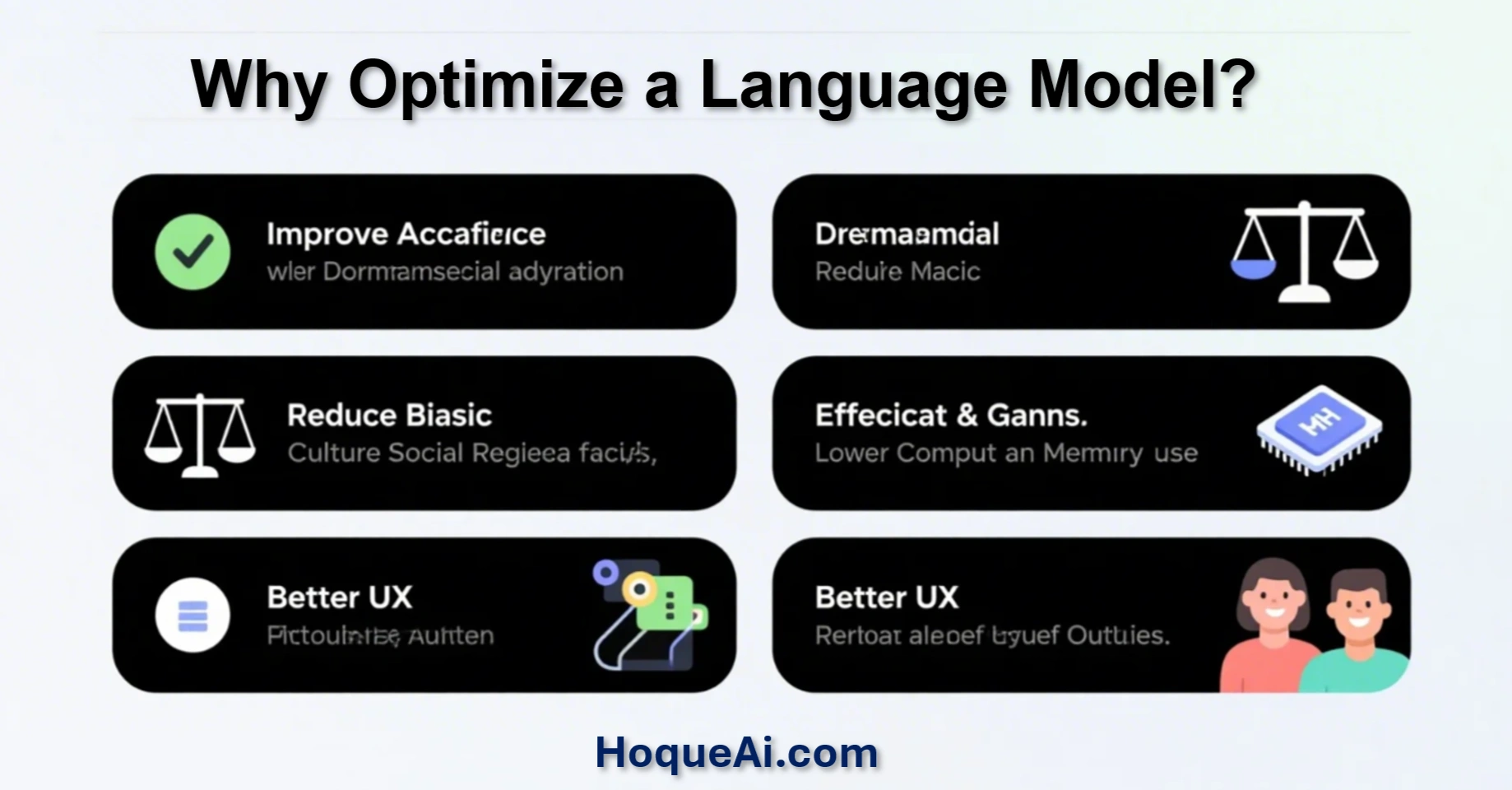 Why Optimize a Language Model?