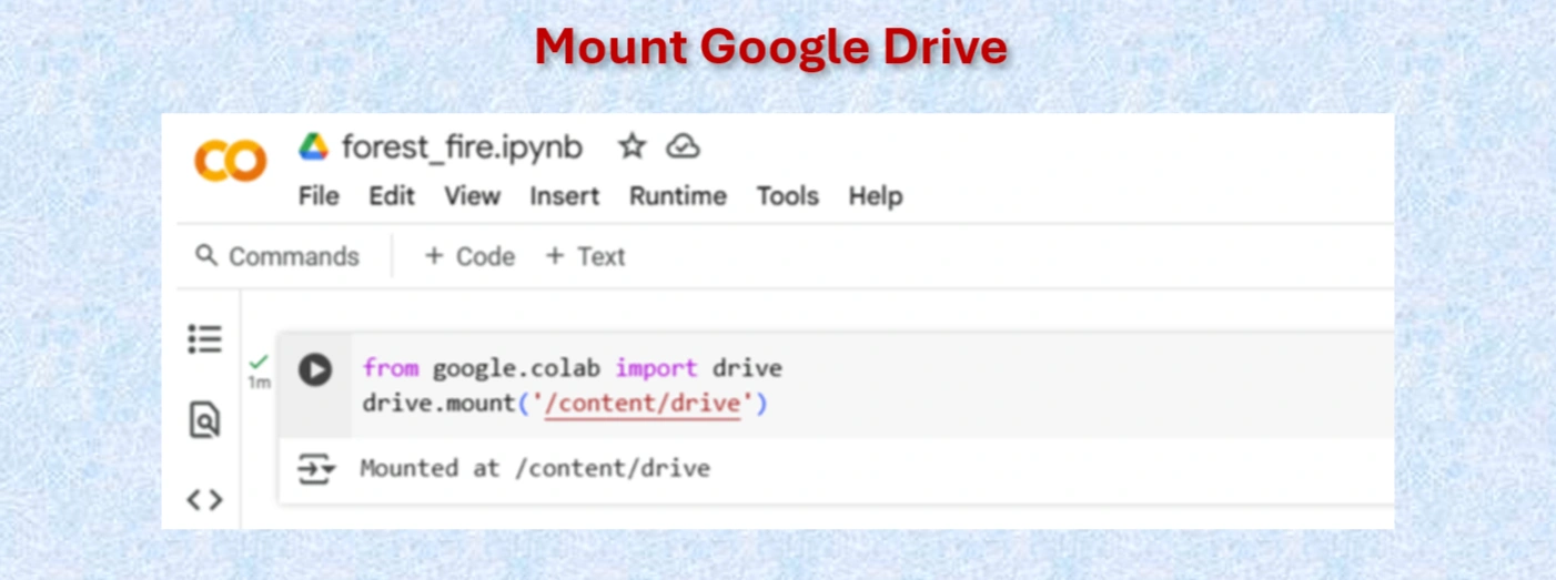Mount Google drive 